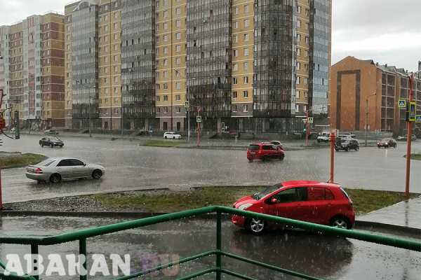 В субботу Хакасия попадет под дожди и грозы