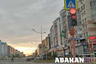 Трехфазные светофоры повлияли на аварийность в Абакане