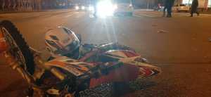 В Хакасии в дорожной аварии серьезно травмирован молодой бесправник на кроссовом мотоцикле