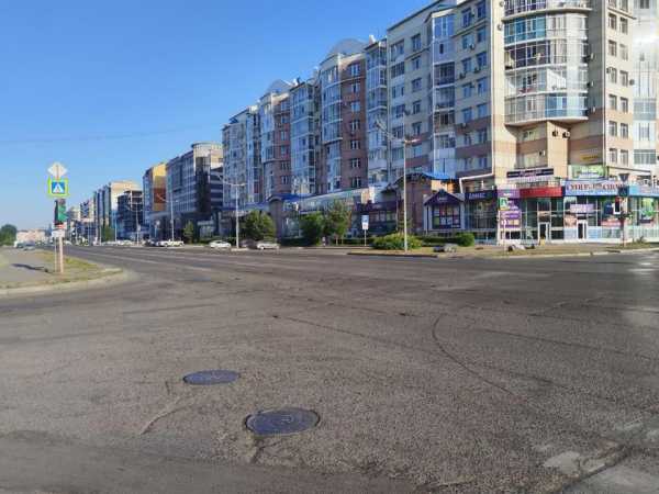На улице Кирова в Абакане ремонтируют дорогу