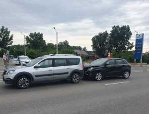 Авария в Абакане: пострадали два пассажира