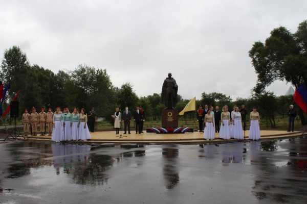 В Георгиевском саду открыли монумент Защитнику Отечества