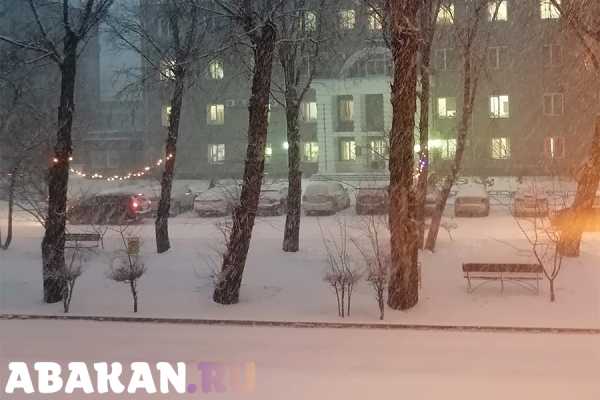 Небольшой снег: прогноз по Хакасии