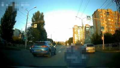 В Абакане водитель иномарки оштрафован за грубое нарушение