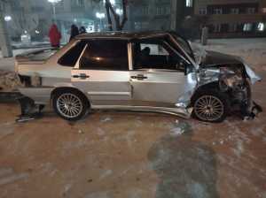 В Абакане в результате столкновения двух автомобилей пострадал пассажир