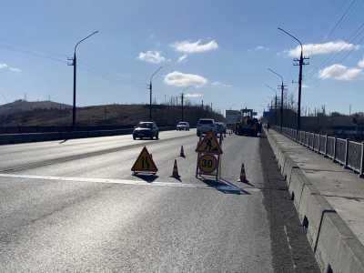 На Коммунальном мосту Абакана ограничили движение