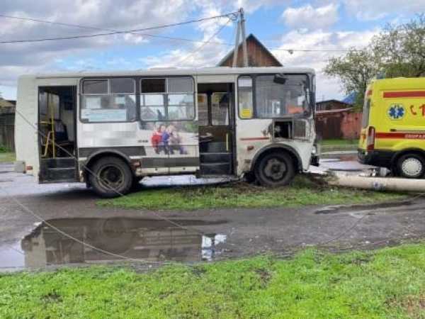 Пассажир автобуса пострадал в Абакане