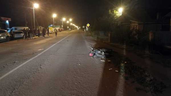 В Абакане в ДТП пострадали водитель и пассажир мотоцикла