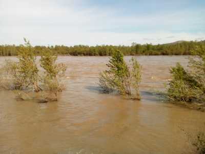Повышенные уровни воды сохранятся на реках Хакасии до конца мая