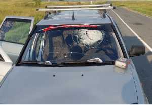 В Хакасии отсоединившийся рычаг подвески автомобиля попал в голову водителю