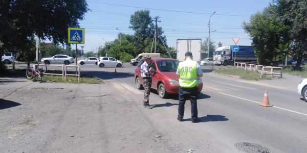 В Абакане в ДТП вновь попал юный велосипедист