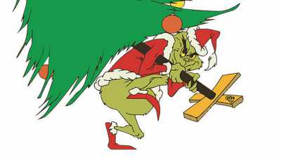 В Абакане разыскивают похитителя новогодней ёлки
