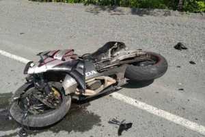 В Хакасии погиб мотоциклист