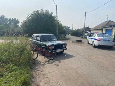В Черногорске ВАЗ сбил 13-летнего велосипедиста