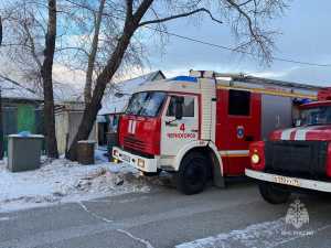 Постройки горели в нескольких селах Хакасии