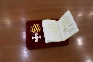 Абаканец Сергей Токмашев награжден Георгиевским крестом