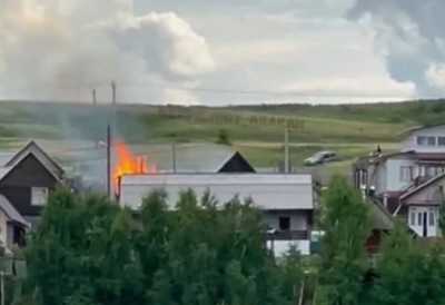 Возле озера Белё тушили пожар