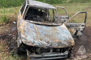 ВАЗ сгорел в Усть-Абаканском районе
