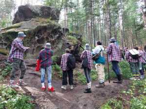На территории памятника природы «Каменный лес» работают волонтеры