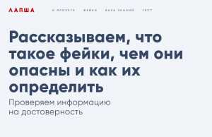 Лапшу снимут с ушей: в России анонсировали запуск первого антифейк-сервиса