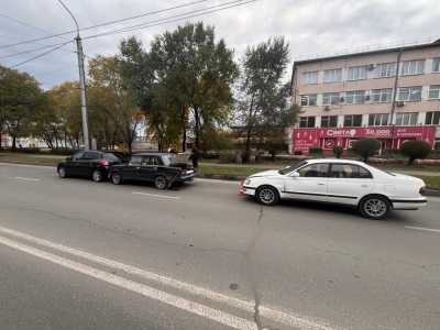 Тройное ДТП в Абакане: есть пострадавшие