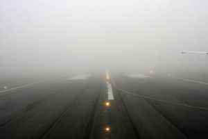 Туман накрыл Абакан: самолеты задерживаются