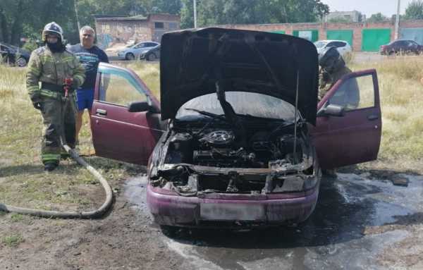 В Абакане горели машины
